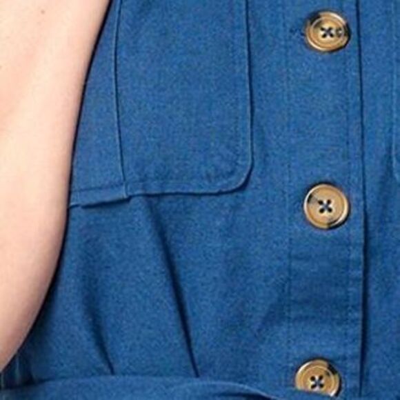 BEAUTIFUL by Lawrence Zarian Women's Jacket Sz XL The Milinda Short Blue A690980 - Picture 2 of 4